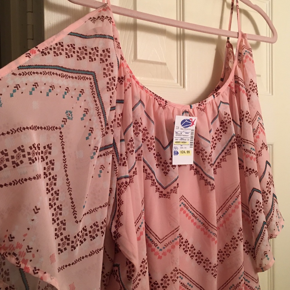 NWT PINK PRINT DRESS